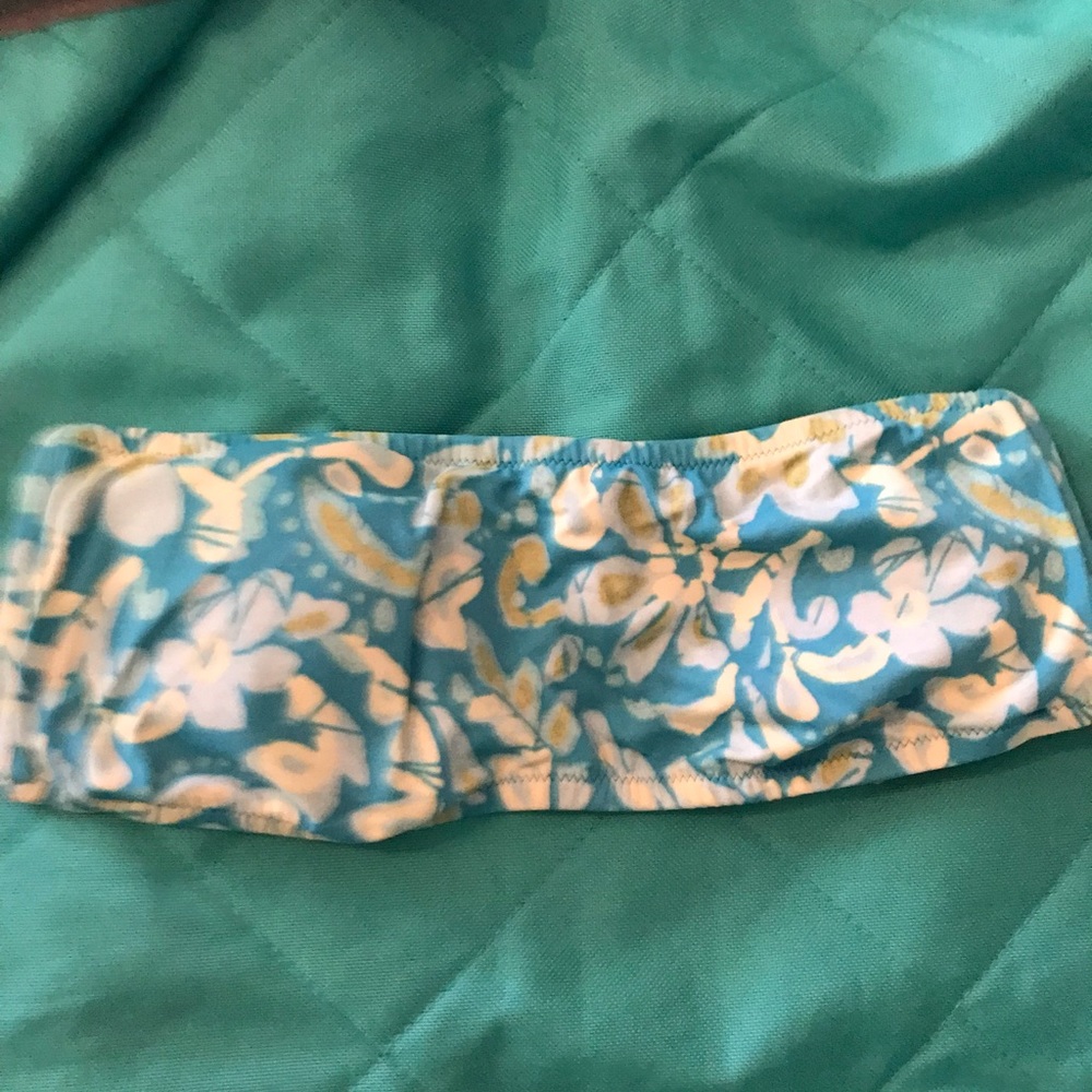 J. Crew batik print bandeau top